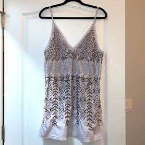 Free People white sparkly mini dress!